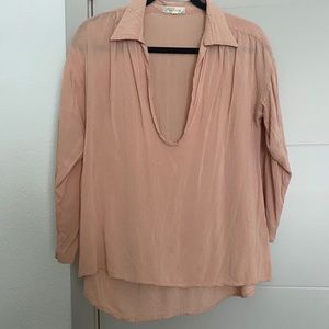 Blush blouse
